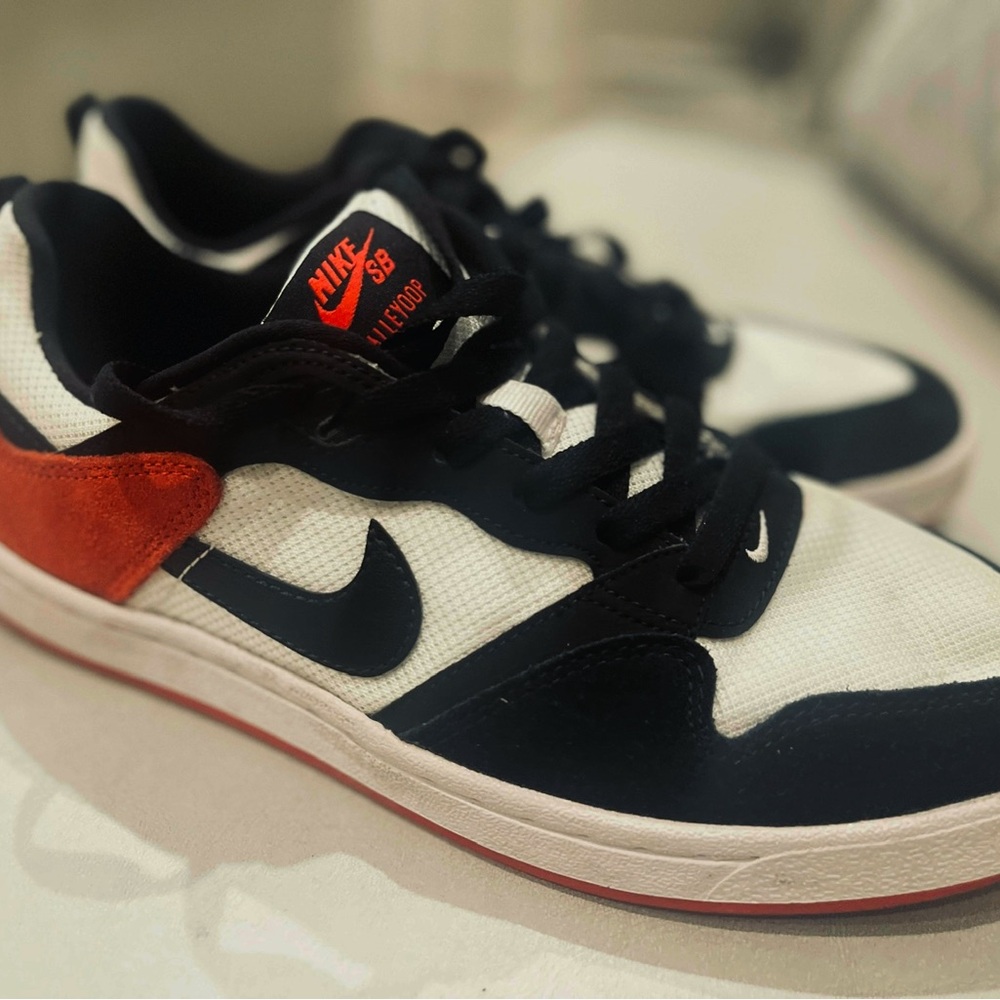 Nike SB Adversary Sneakers - Black, White, Red